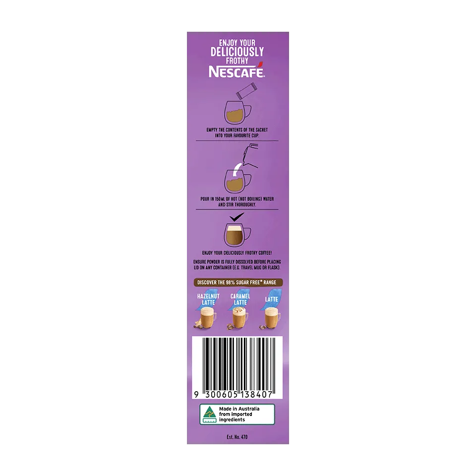 NESCAFÉ® Sugar Free Mocha Sachets