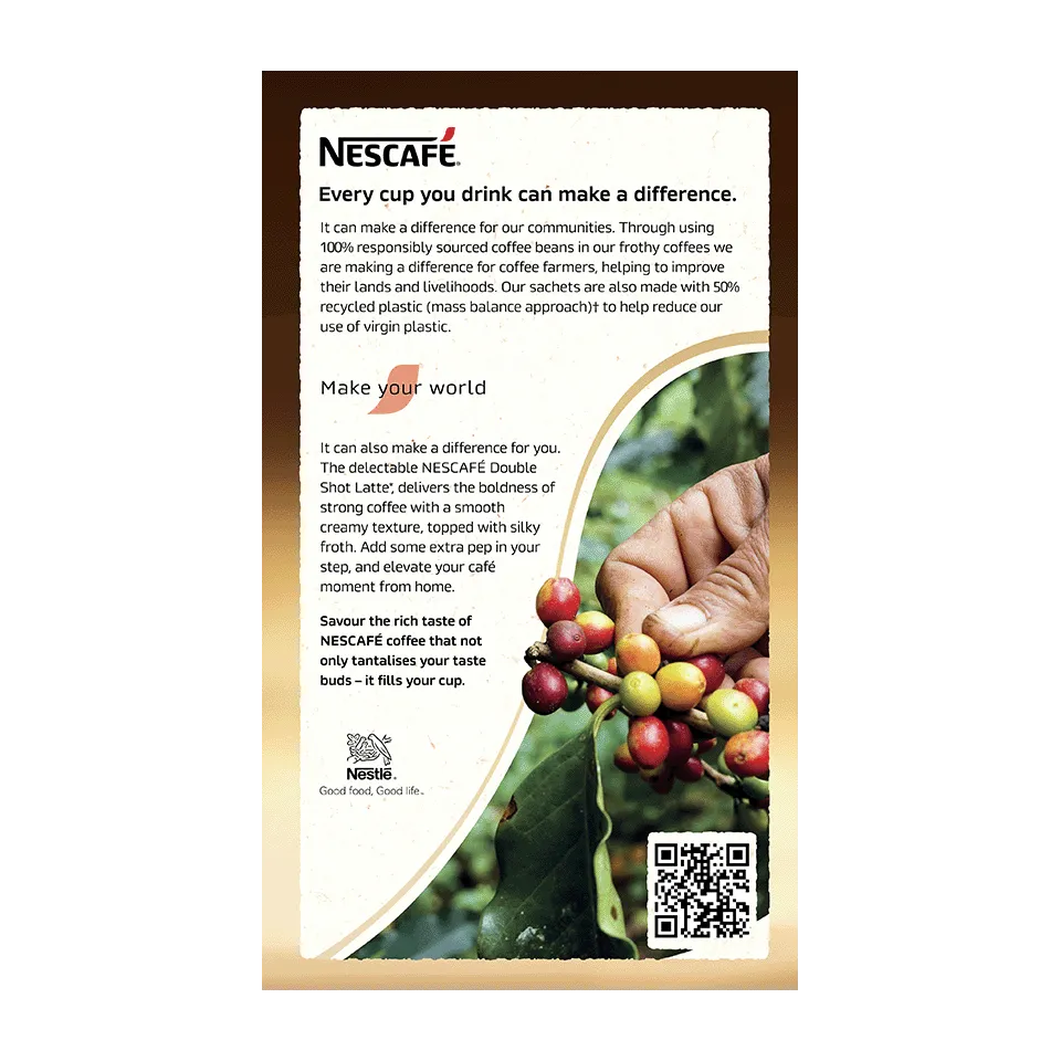 NESCAFÉ® Double Shot Latte sachets