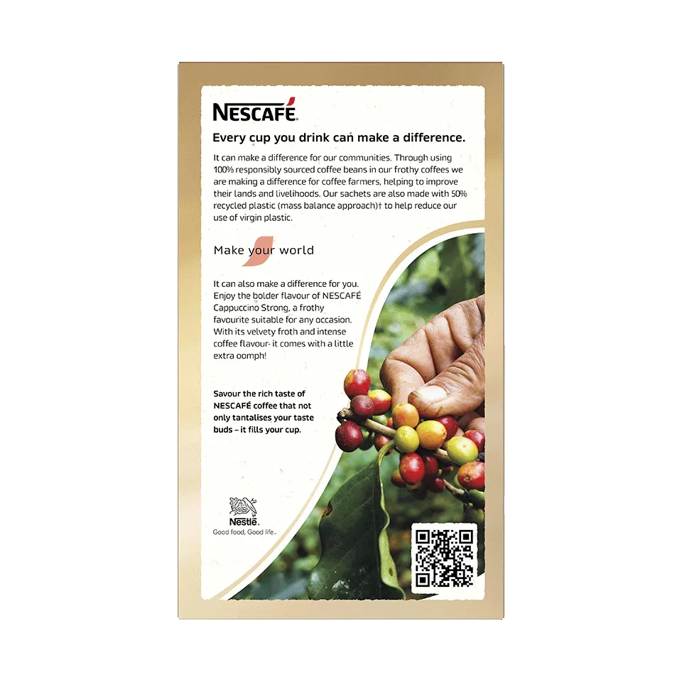 NESCAFÉ® Strong Cappuccino sachets
