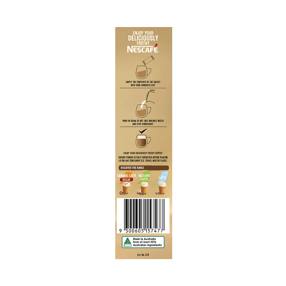 NESCAFÉ® Decaf Cappuccino sachets