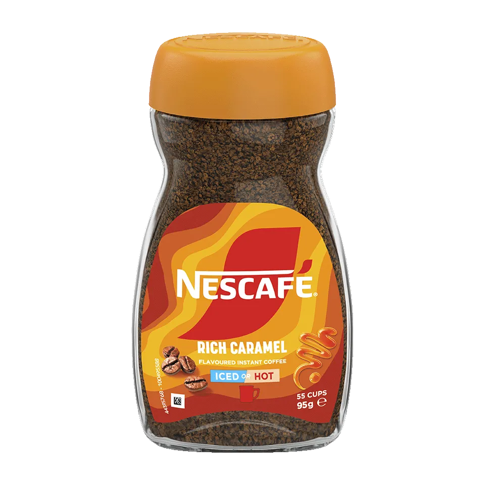 nescafé rich caramel jar