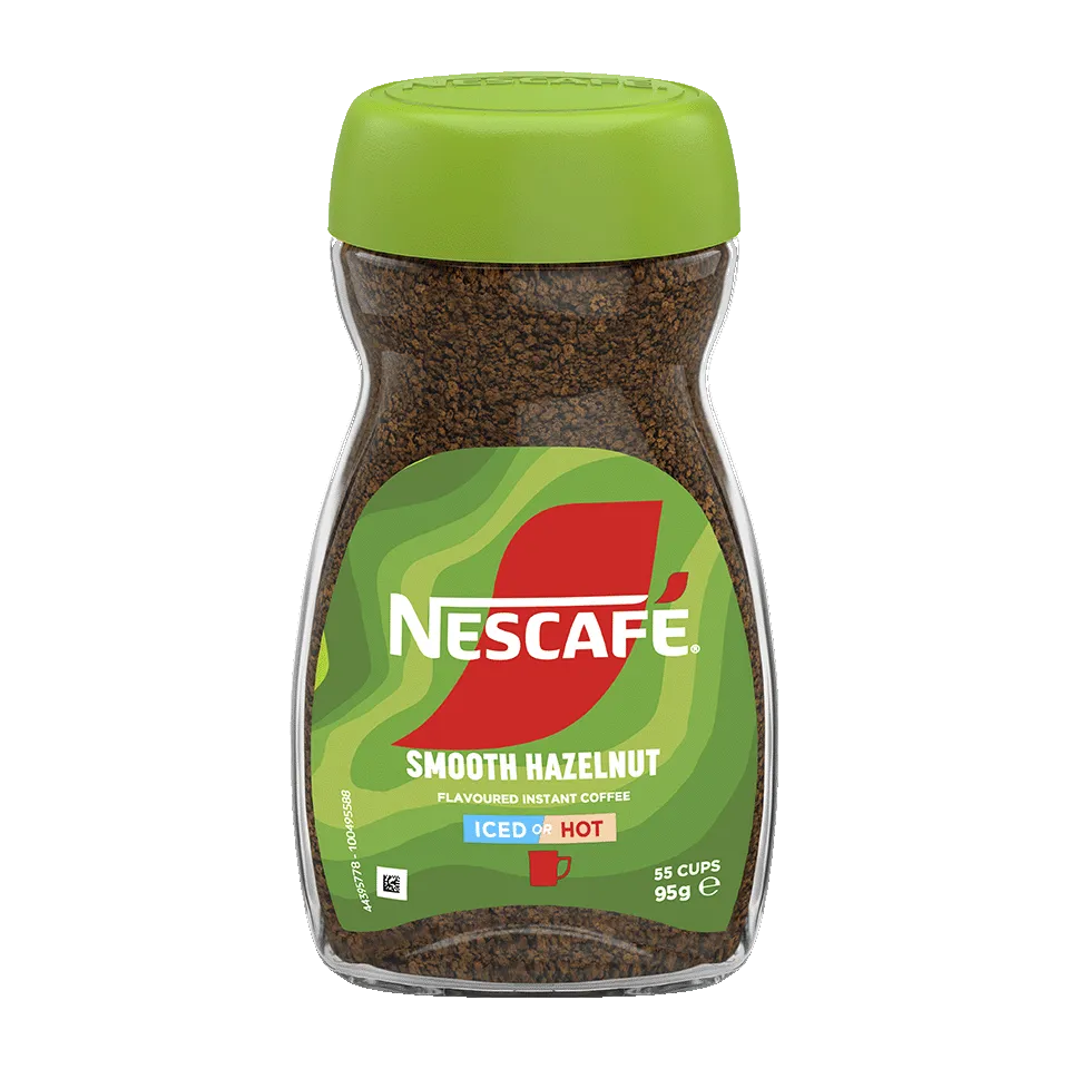 Nescafé Smooth Hazelnut flavoured coffee