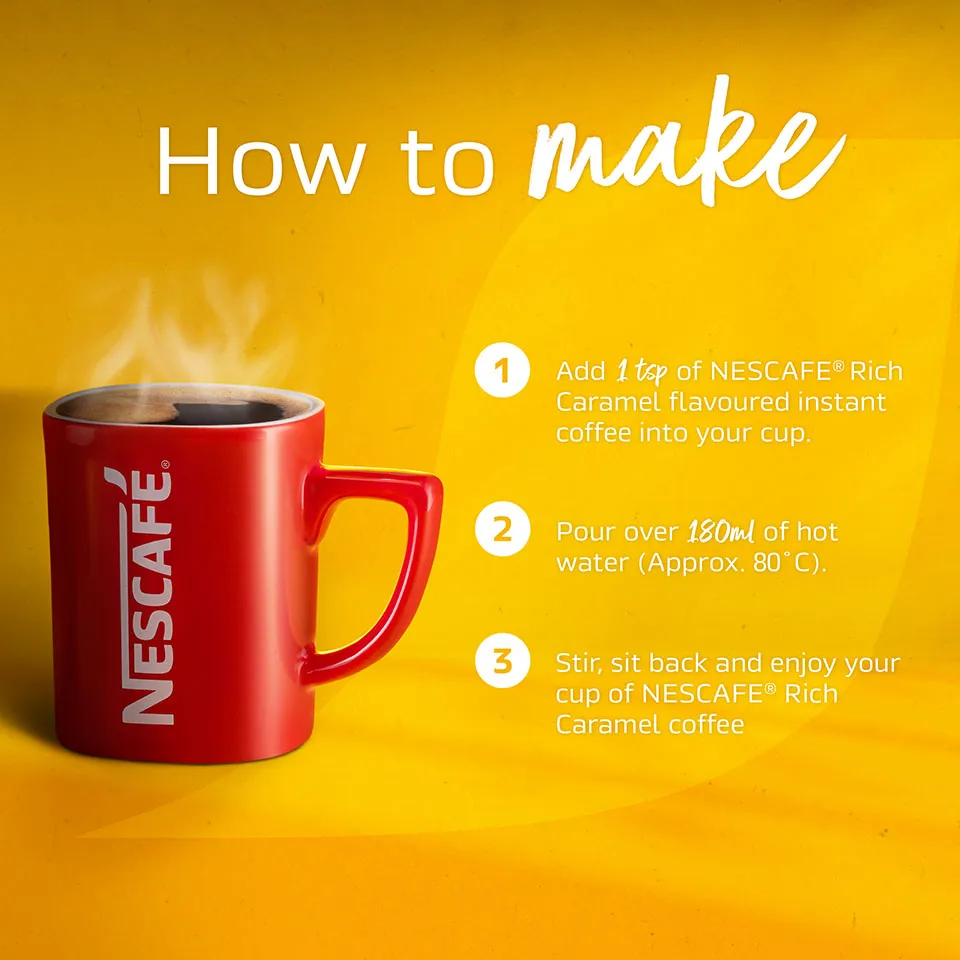 How to make nescafé rich caramel