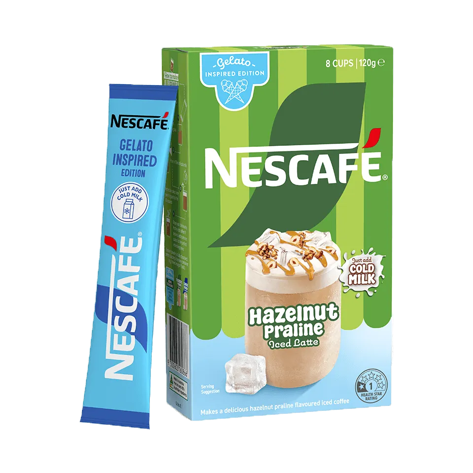 Nescafe Hazelnut Praline Iced Latte