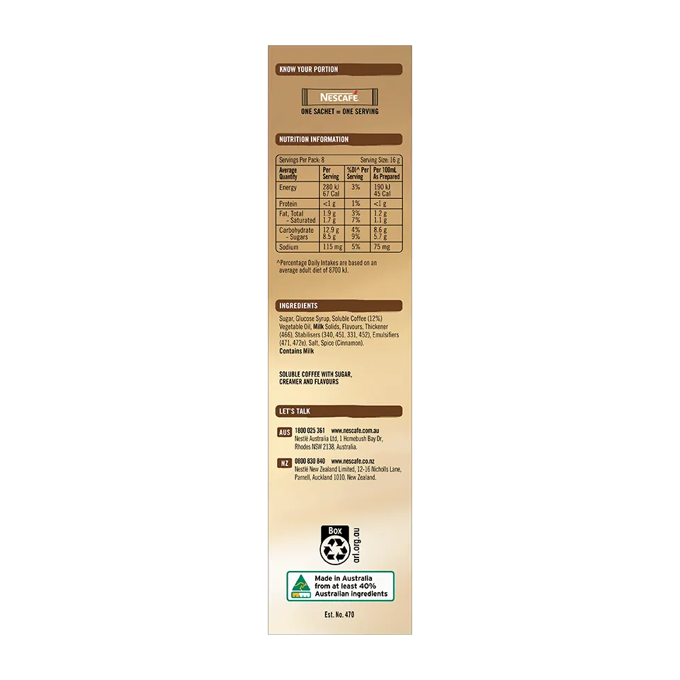 Image of Nescafe Spiced Chai Coffee Latte