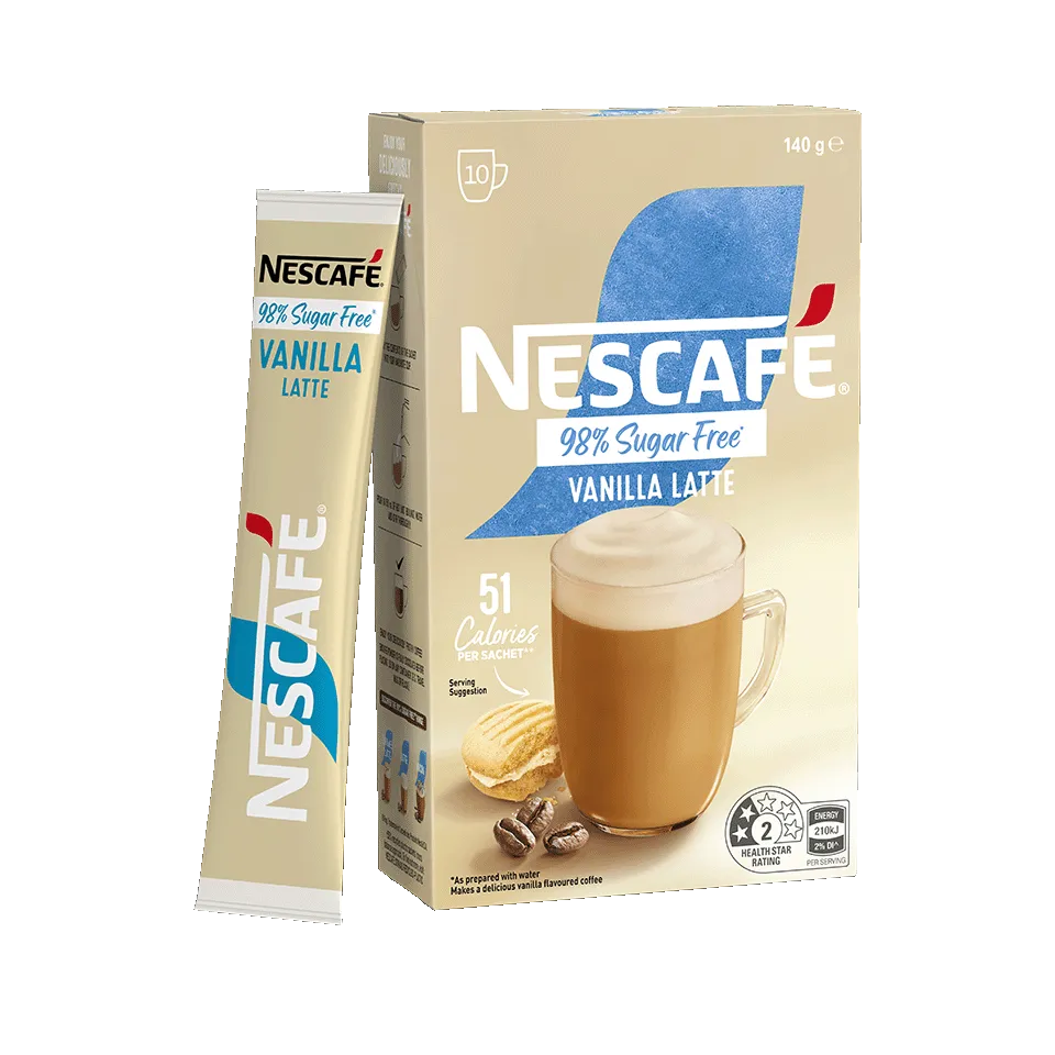 98% Sugar Free Vanilla Latte
