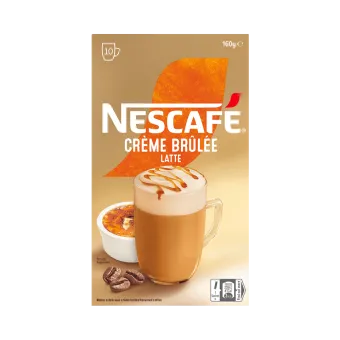 nescafé crème brûlée latte sachets