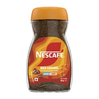 nescafé rich caramel jar