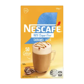 NESCAFÉ® 98% Sugar Free Caramel Latte