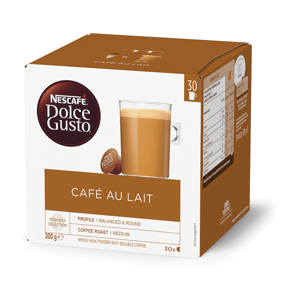 Dolce Gusto Café Au Lait' kapslid