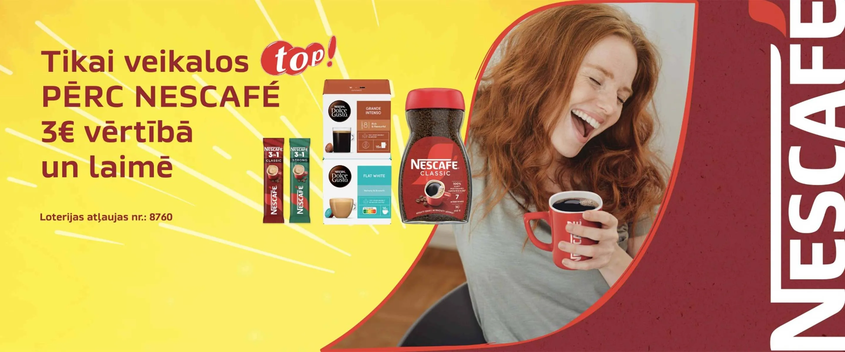 Nescafe LV TOPS loterija