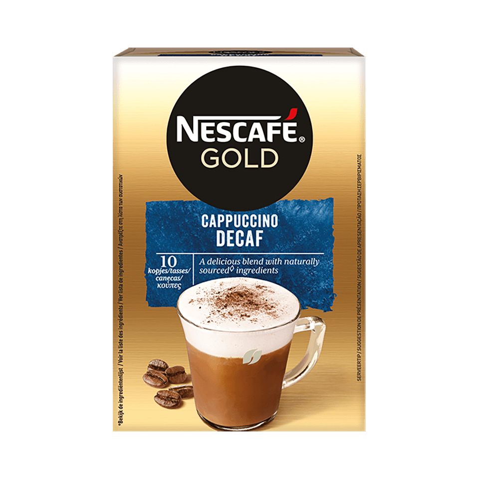 NESCAFÉ Cappuccino Decaf 10 Sticks