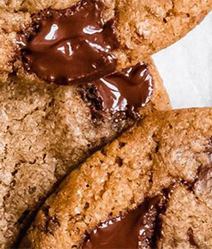 Cookies au café espresso et aux pepites de chocolat