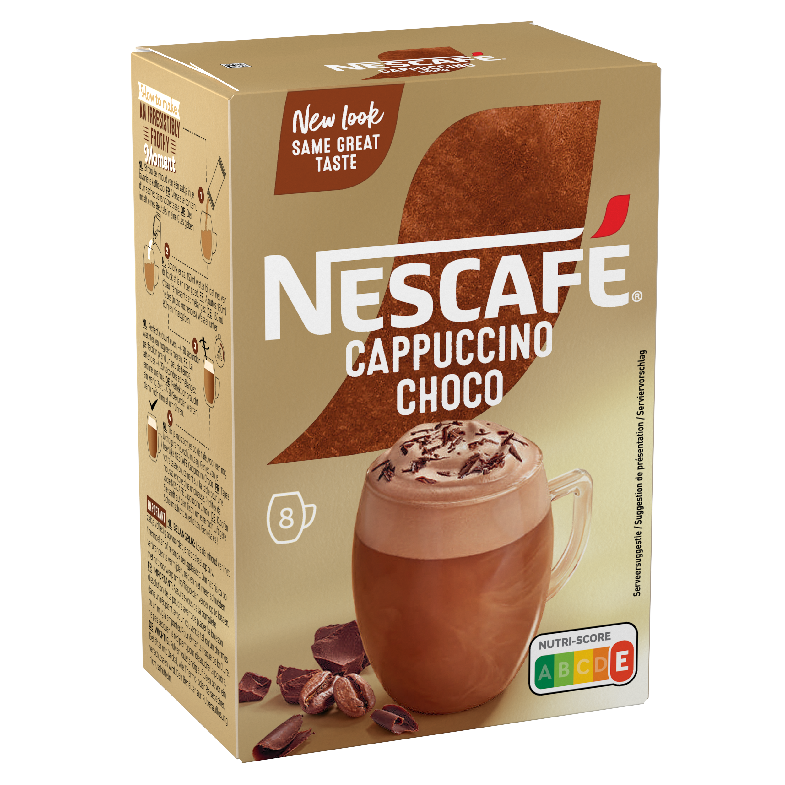 NESCAFÉ CHOCO CAPPUCCINO 8 STICKS