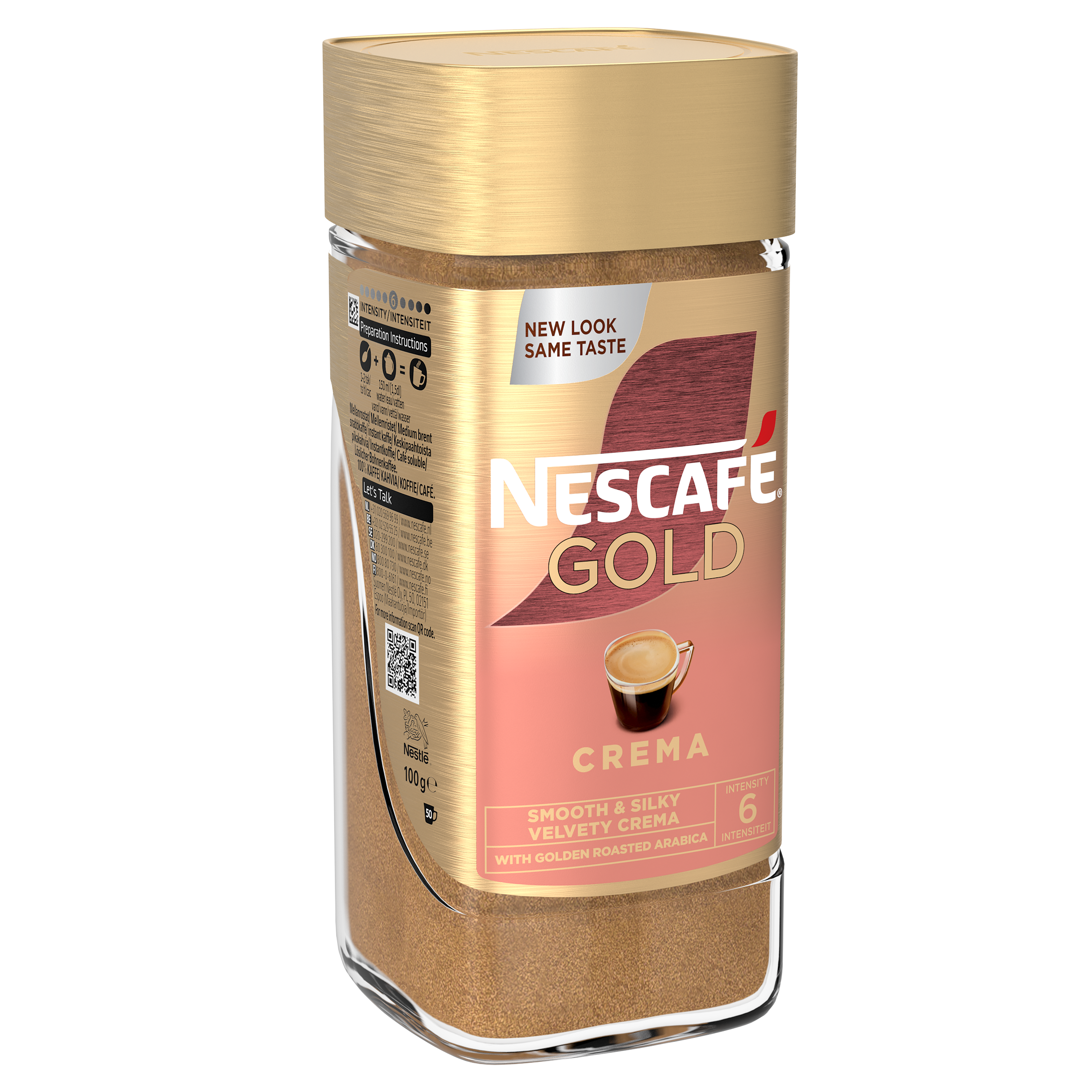 Nescafé Gold crema coffee