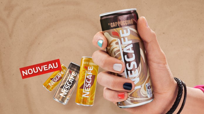 Nescafe cappuccino en latte caramel