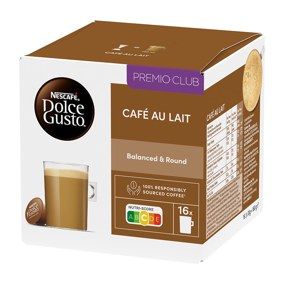 Dolce Gusto Café Au Lait pods