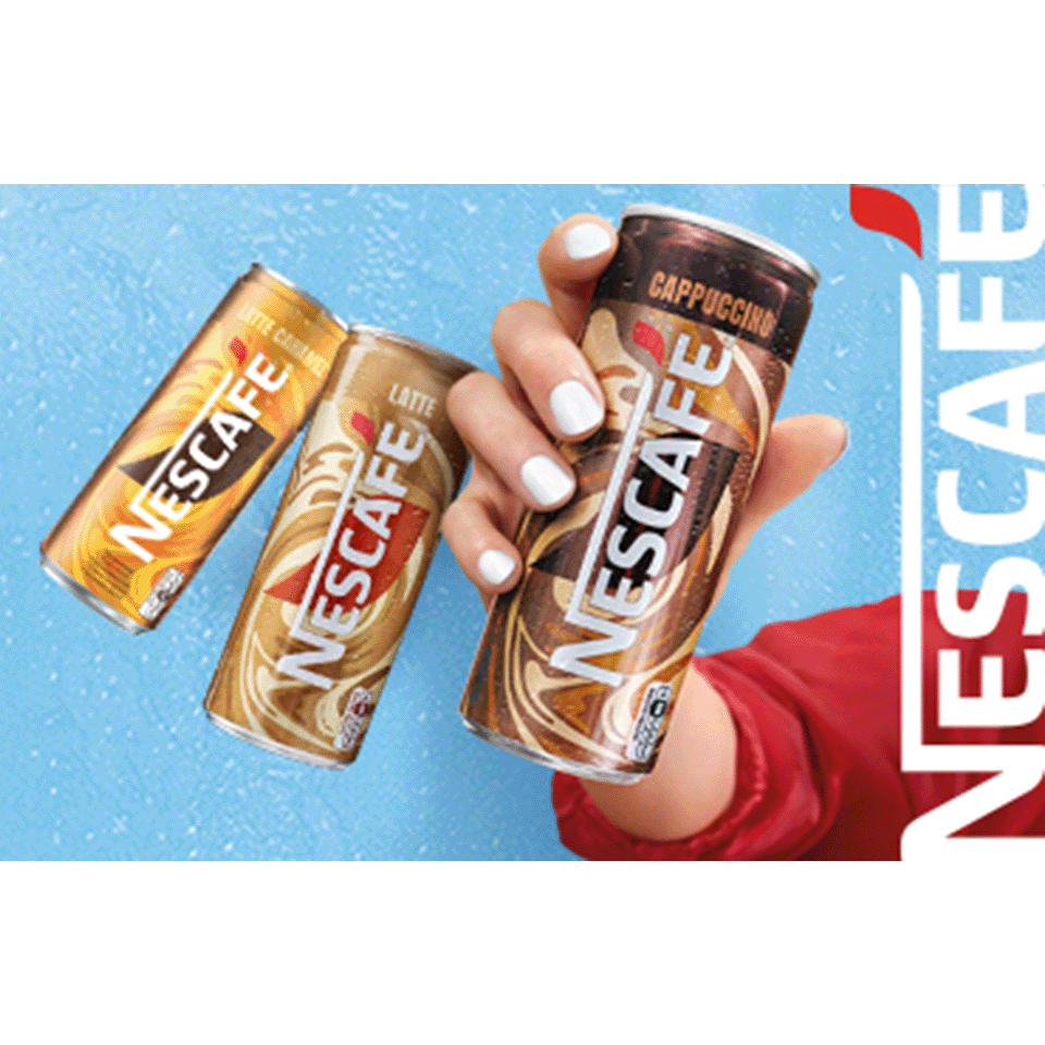 Canettes de nescafé