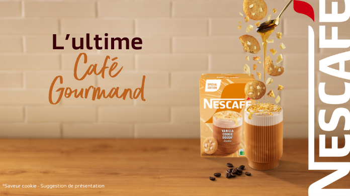 nescafe cappuccino, latte macchiato et caramel latte