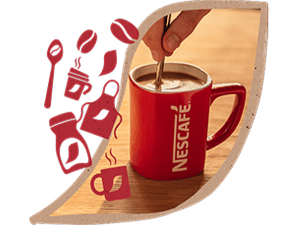 tasse rouge nescafé