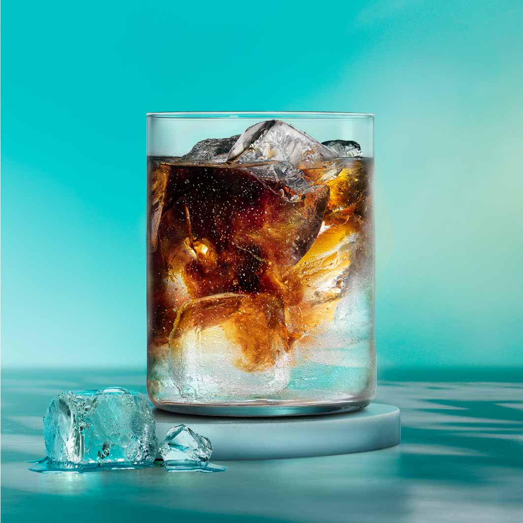 Un verre d'Americano glacé