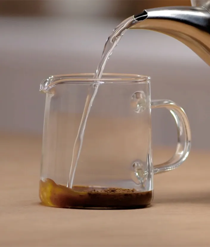 Latte Glacé Coco – Étape 1