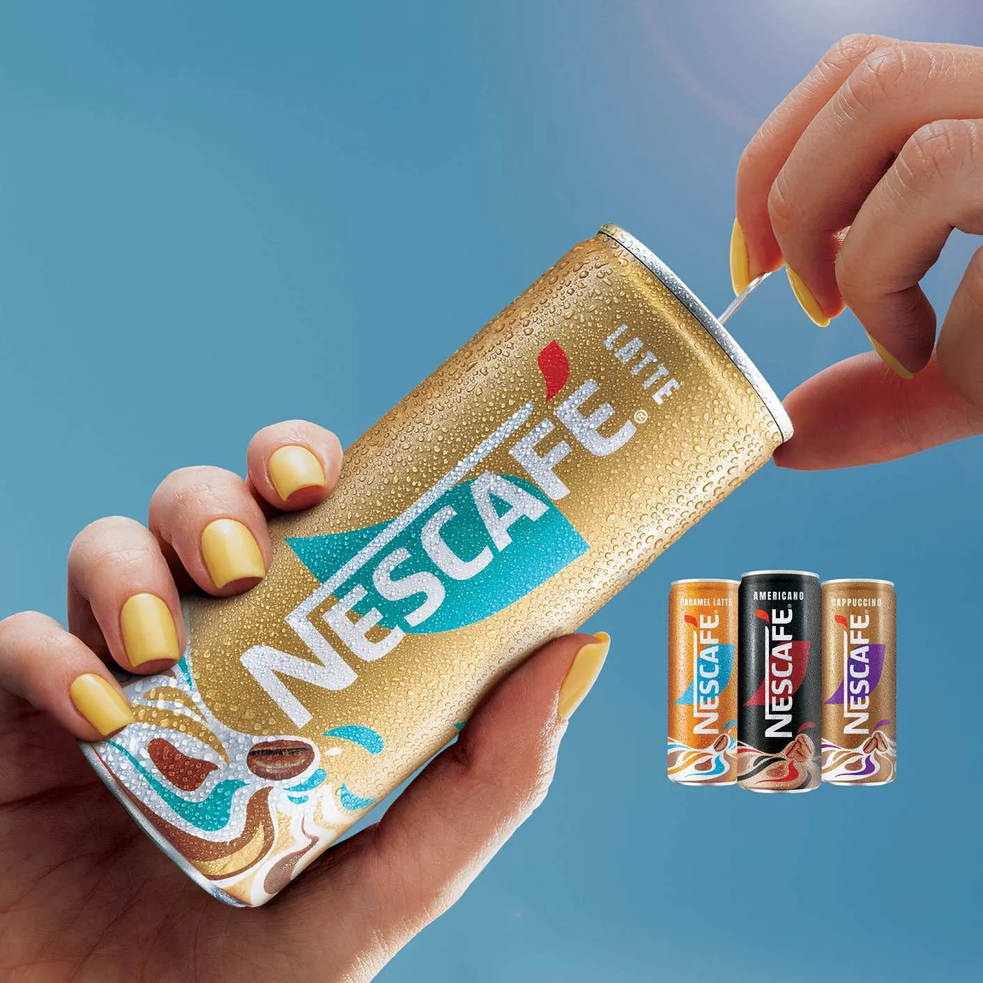 nescafé blikjes