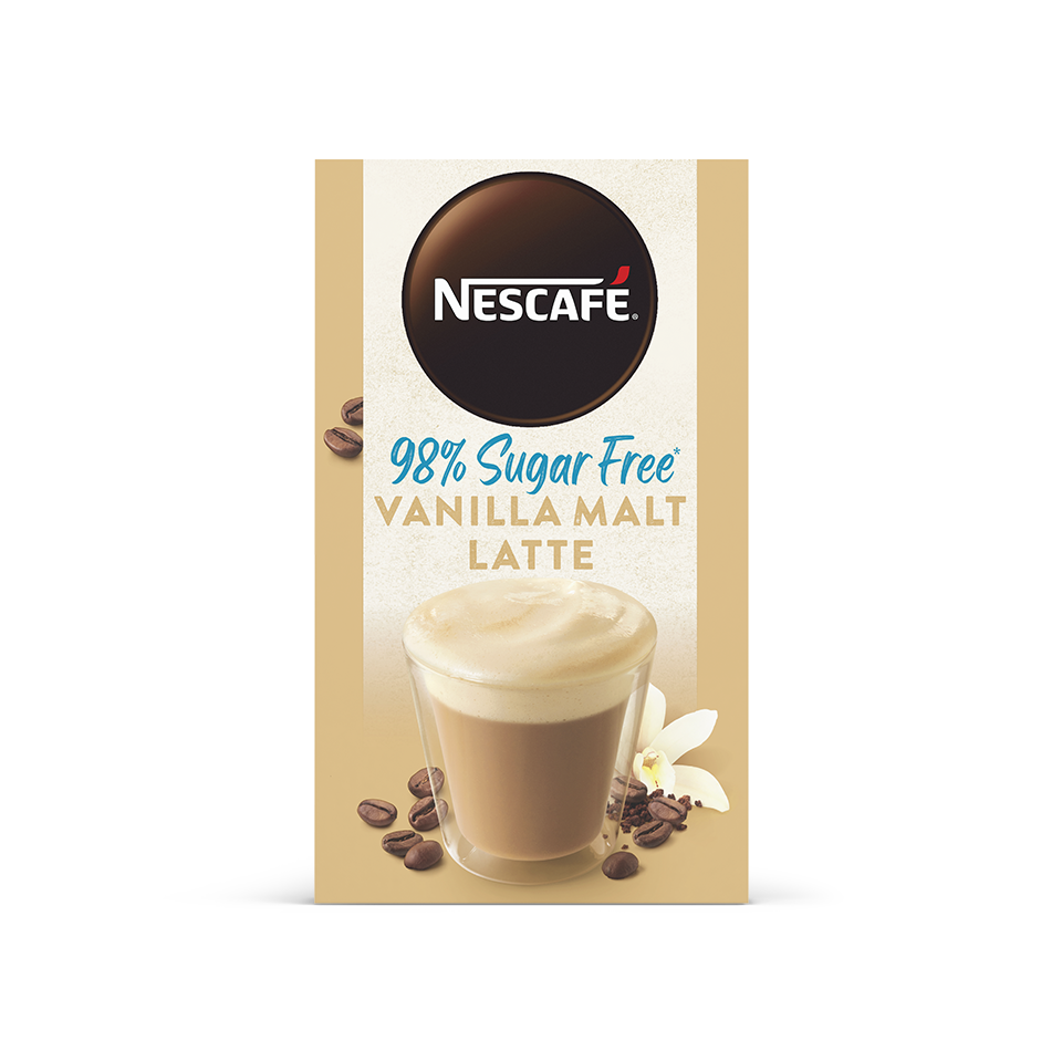 NESCAFÉ® Sugar Free Vanilla Malt Latte Sachets