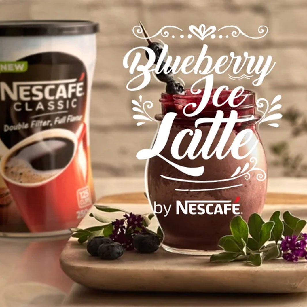 NESCAFÉ Classic - Blueberry Ice Latte
