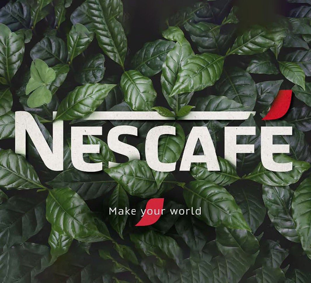 Листа с логото на NESCAFÉ 
