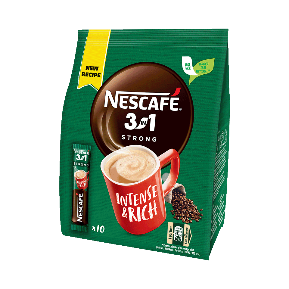 NESCAFÉ 3in1 Strong разтворима опаковка | Nescafe BG
