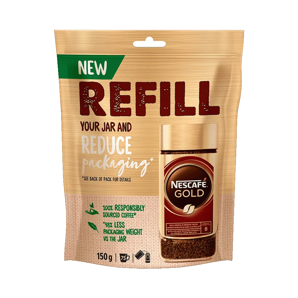 Nescafe Gold опаковка за допълване 150гр