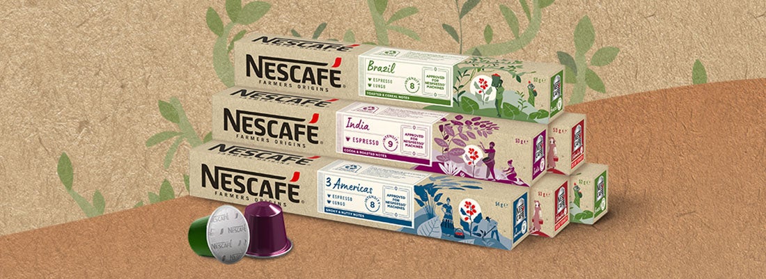 nescafé farmers origins capsulas de cafe