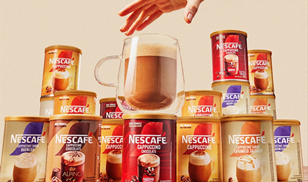 Packshot cappuccinos