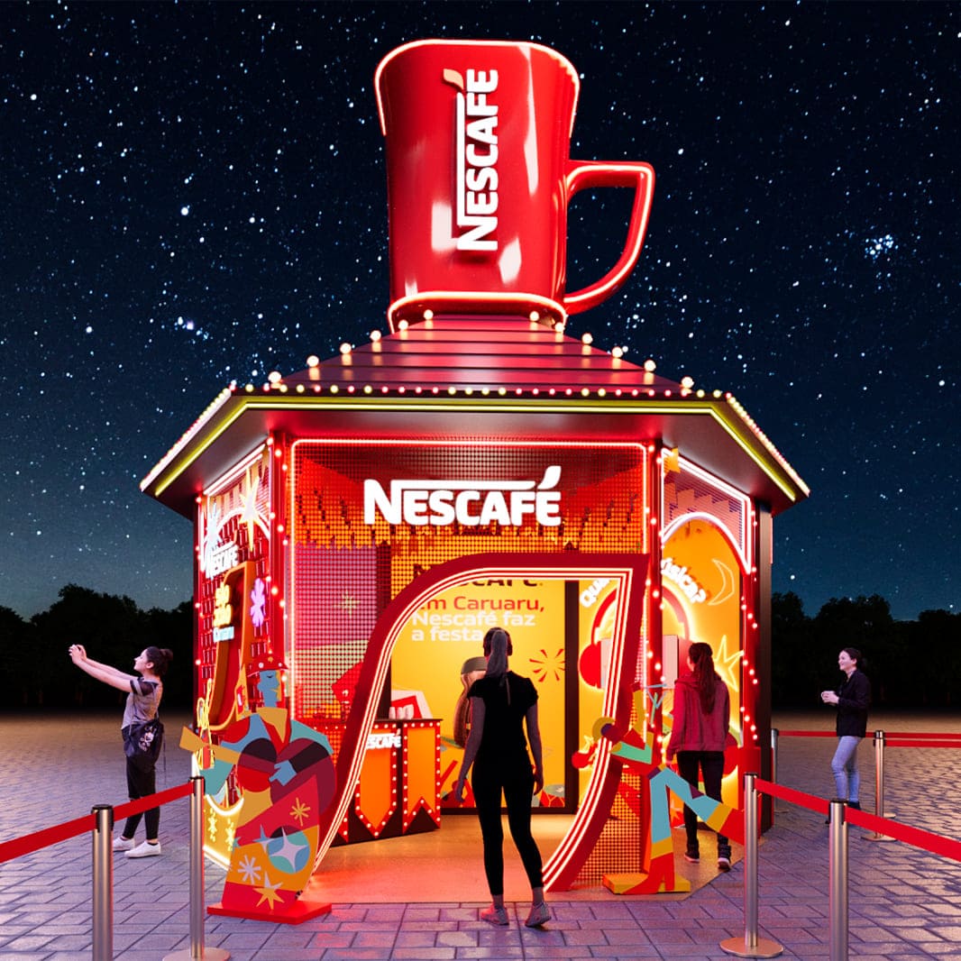 Estande de Nescafé: Nescafé no São João de Caruaru 2025