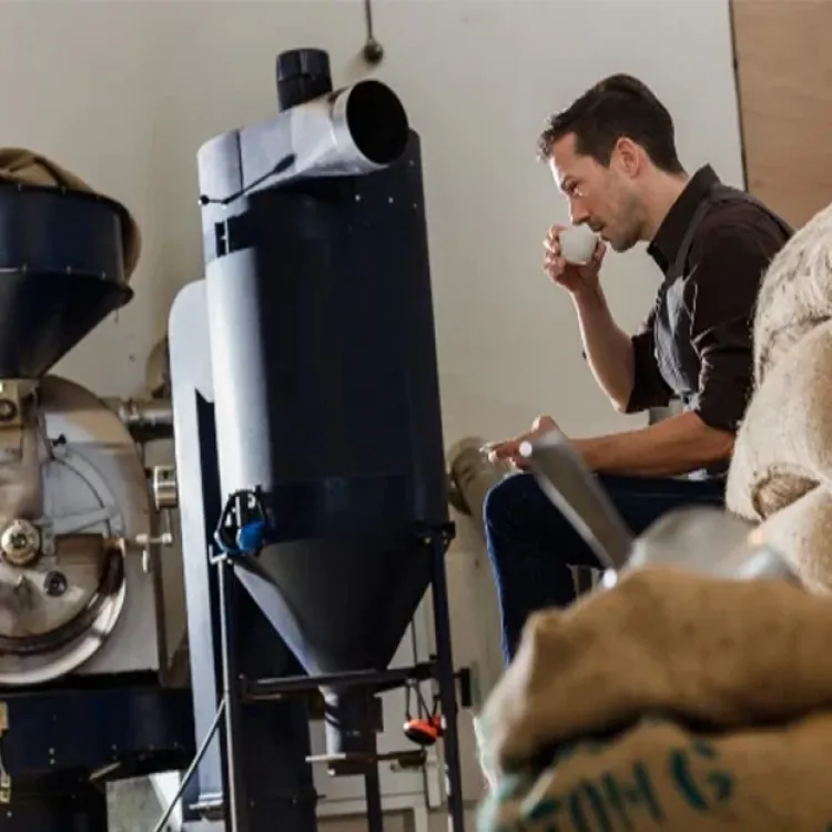 Por dentro das torrefadoras de café