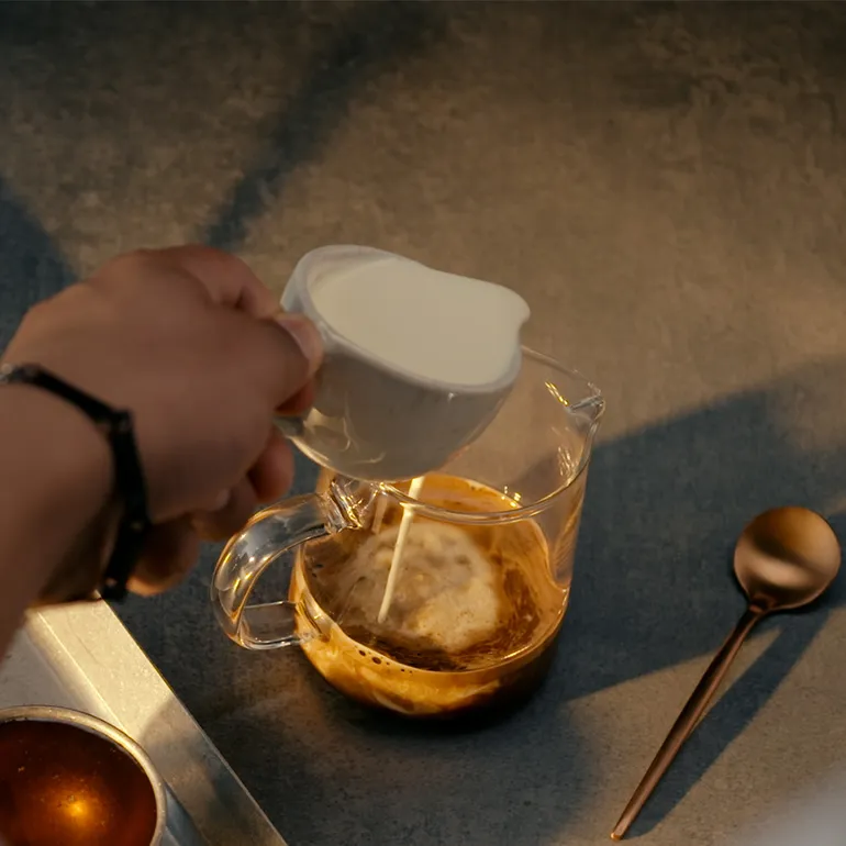 receta de espresso martini: paso 4