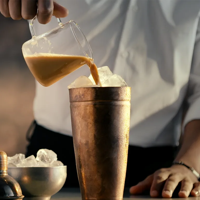 receta de espresso martini: paso 5