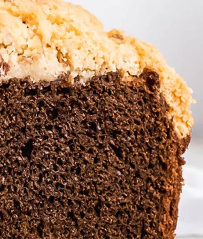 cake au cafe et son streusel aux noix de pecan