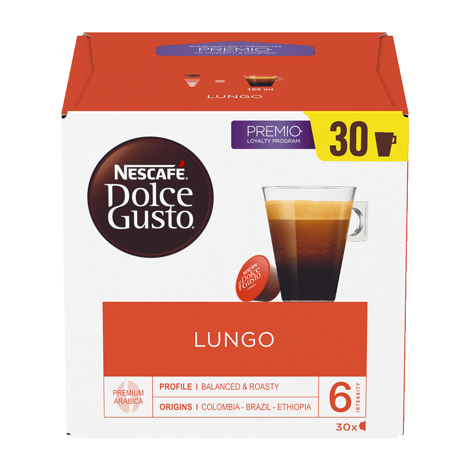 Capsules Dolce Gusto Lungo