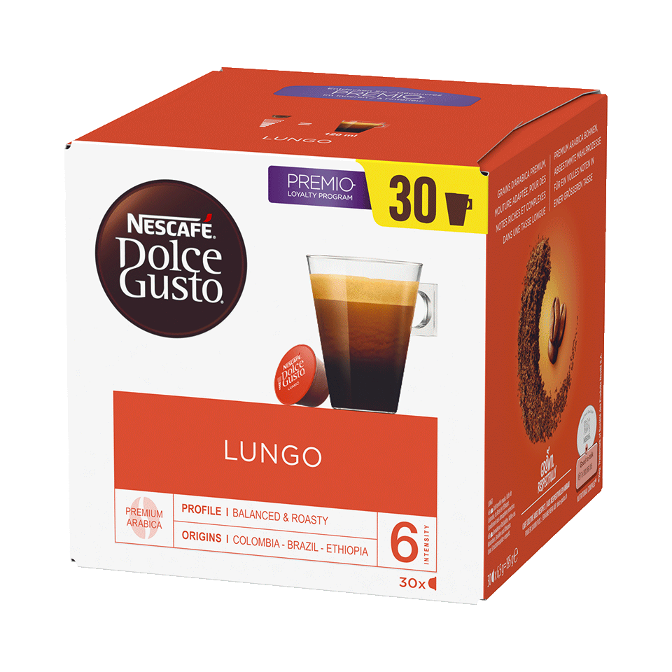 Capsules Dolce Gusto Lungo