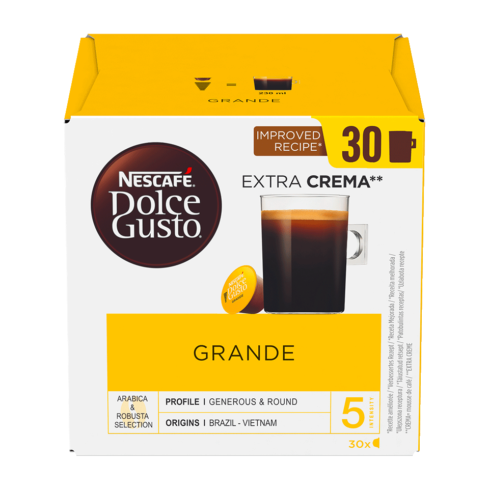 Capsules Dolce Gusto Grande