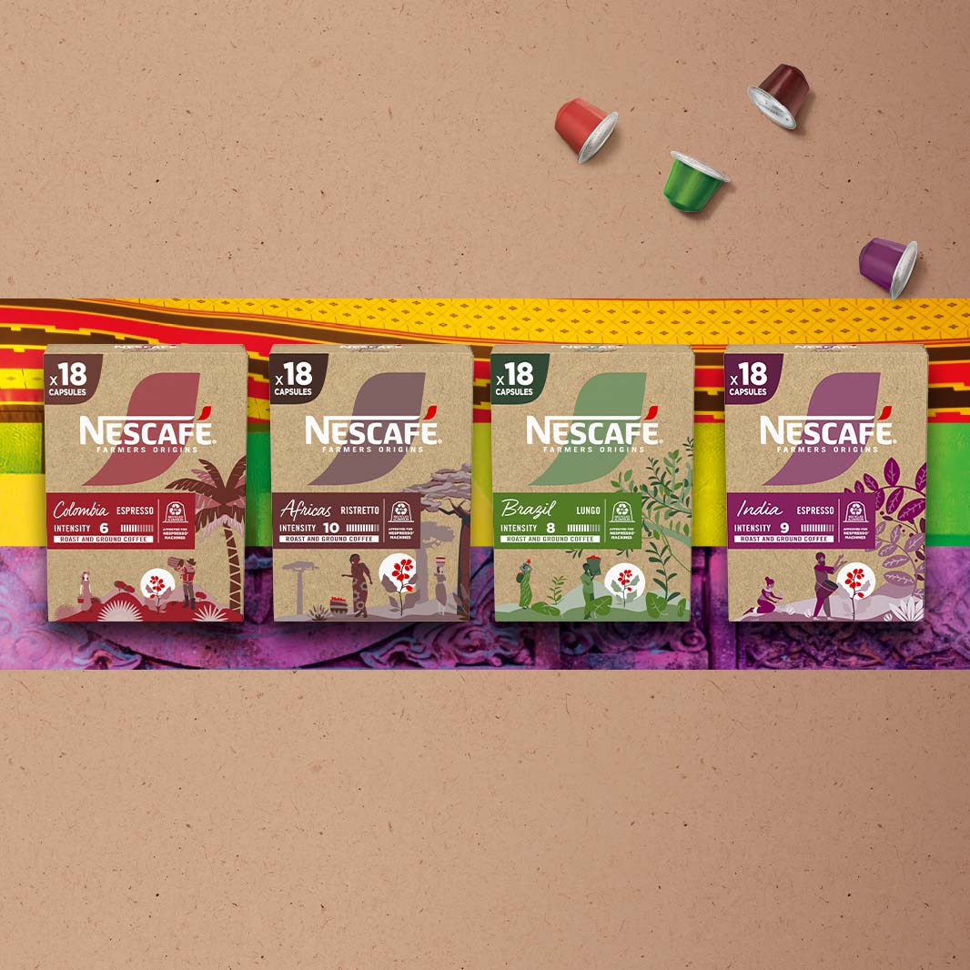 capsules nescafé farmers origins