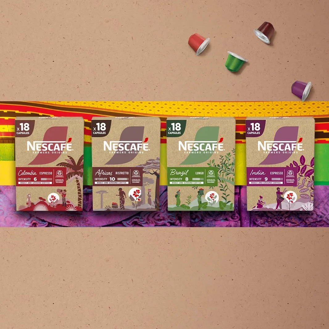 capsules nescafé farmers origins