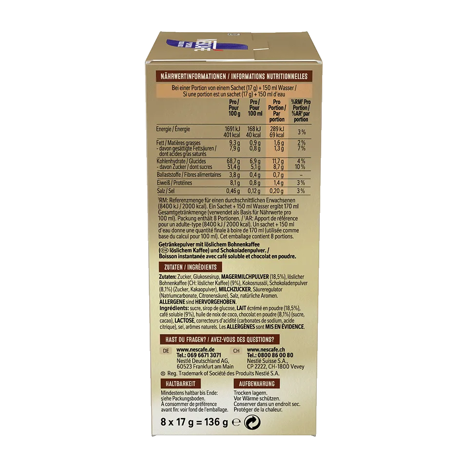 NESCAFÉ® Gold Cappuccino Chocolate Mocha