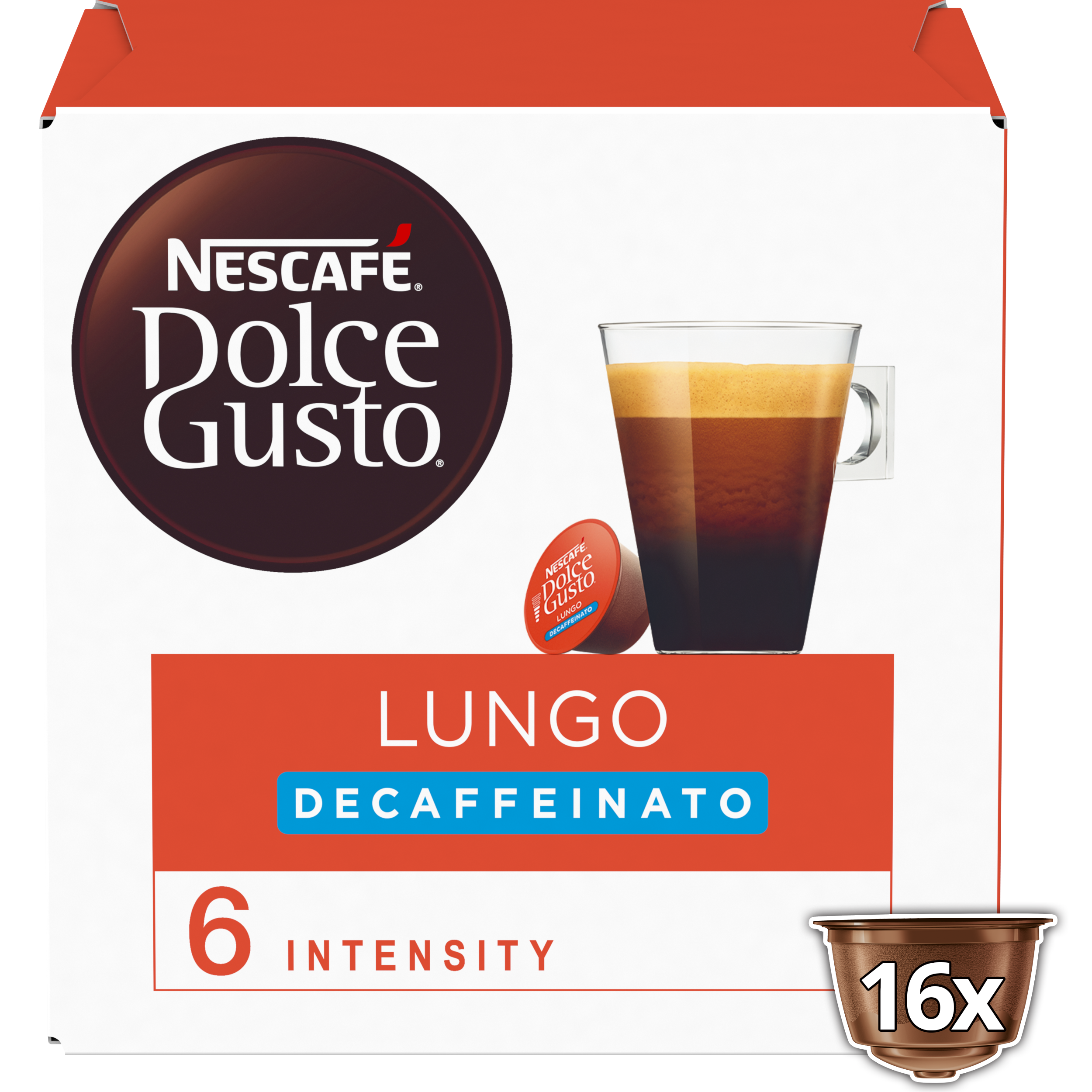 Nescafé Dolce Gusto Lungo decaffeinato: Decaf