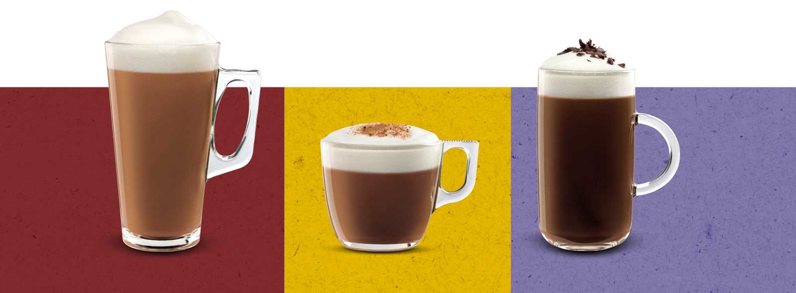 Nescafe Cappuccino, Lattes y Mokas
