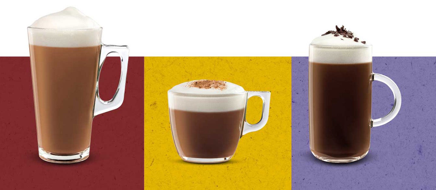 Nescafe Cappuccino, Lattes y Mokas