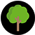Ícono de un árbol