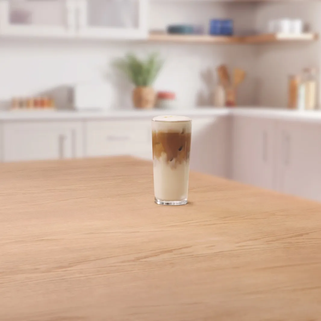 Enjoy your Iced Caramel Latte Macchiato